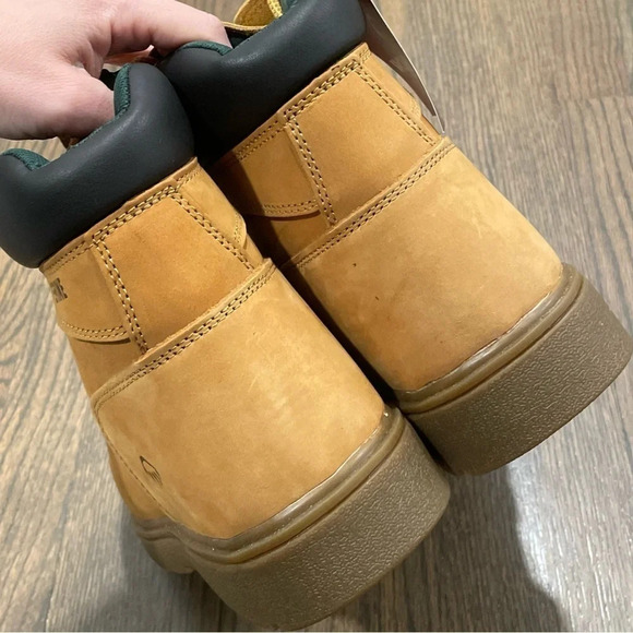 New WOLVERINE MEN'S FLOORHAND WATERPROOF 6" WORK BOOT size 12W in Wheat - Picture 11 of 14